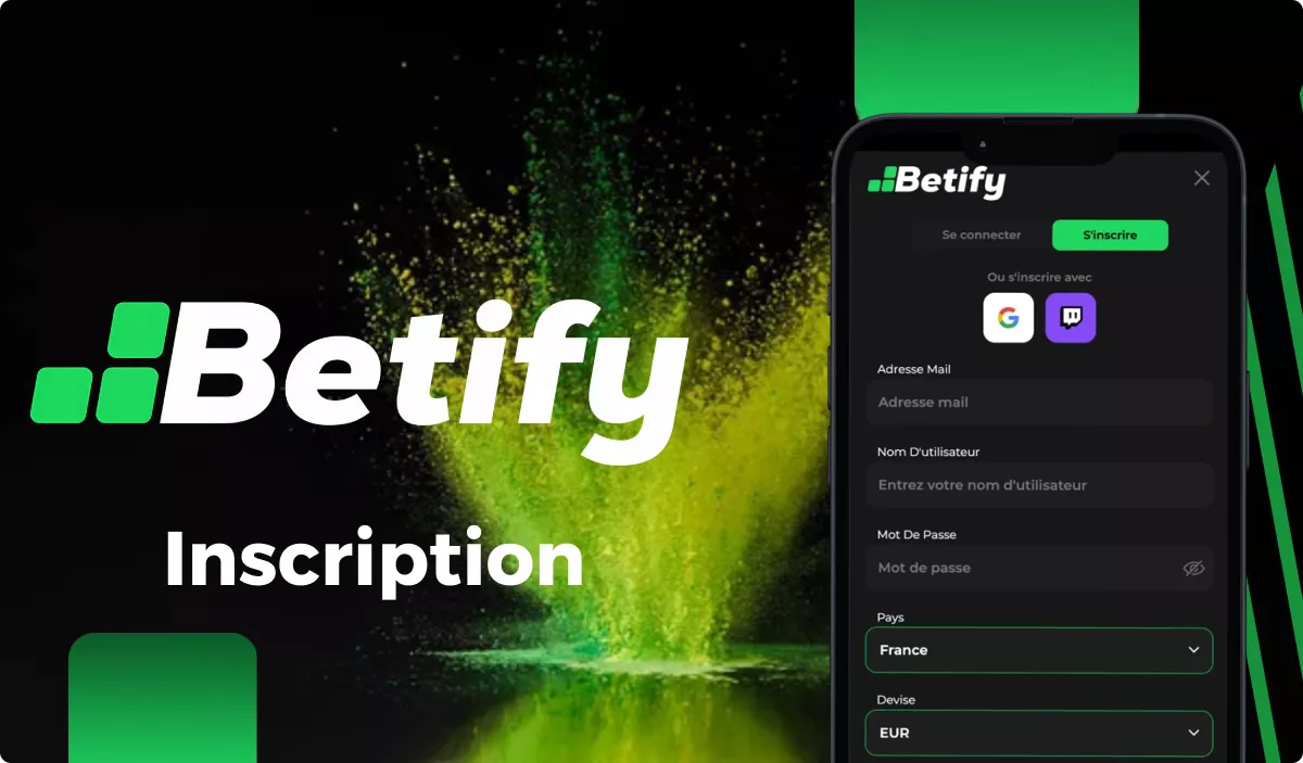 inscription betify 21