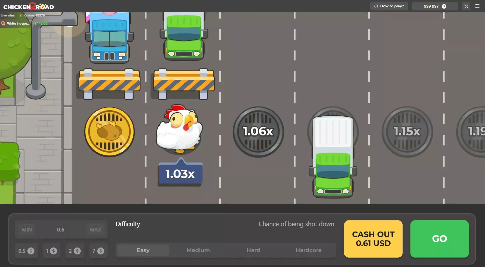 PAK BONUS - Chicken Road 2 spel - Front END | 1