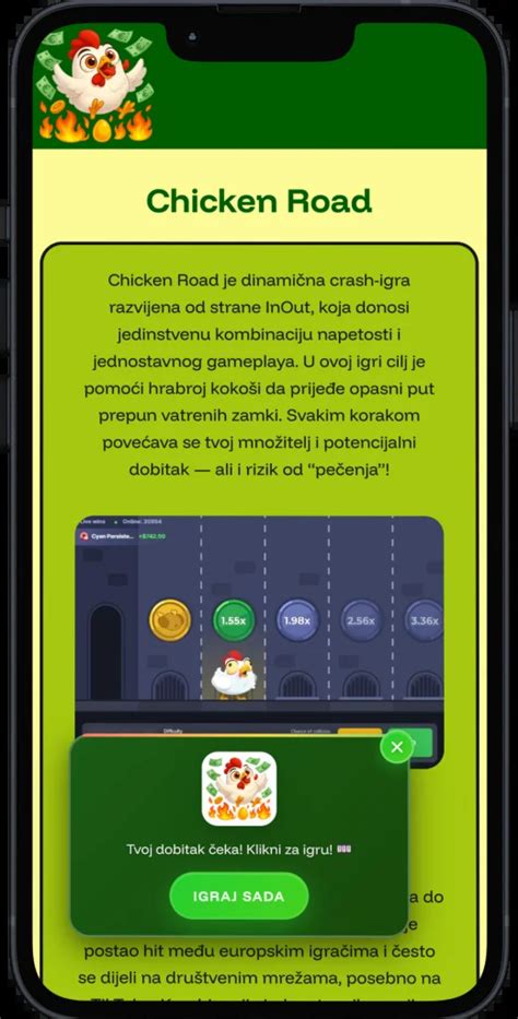 Aplikacija Chicken Road